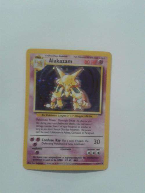 Pokemon Alkazam 1/102 Rare Holo