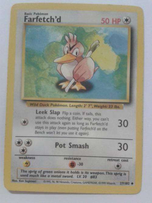 Pokemon Farfetch'd 27/102 UnCommon
