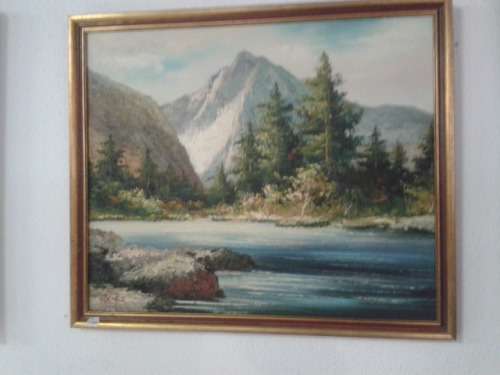 OIL PAINTING - LANDSCAPE BY C. LOFT
