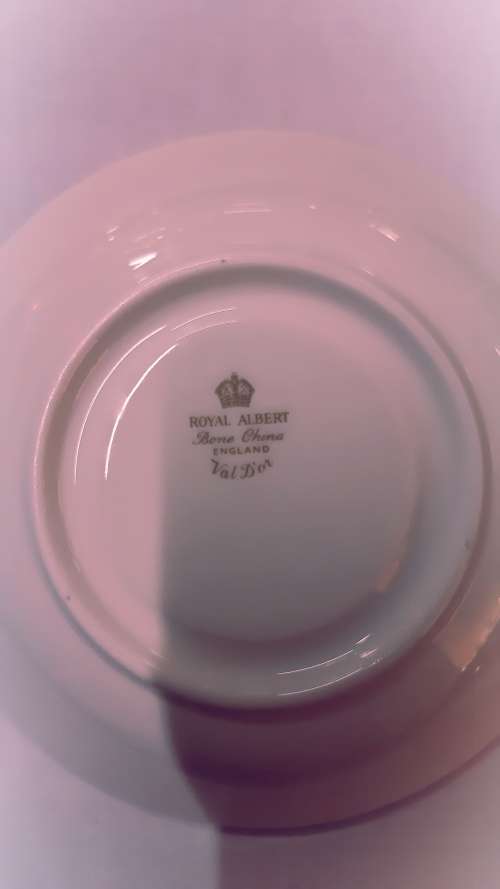 Royal Albert Val Dór Saucers - White