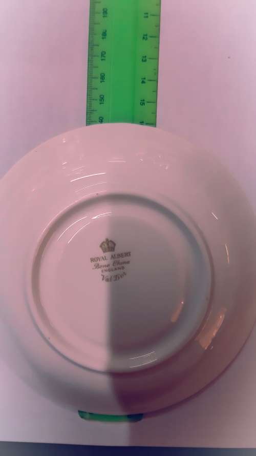 Royal Albert Val Dór Saucers - White