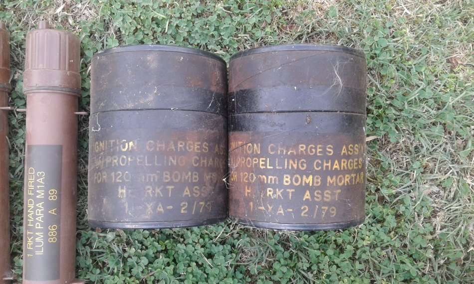 Various Empty Ammunition and Bomb Containers