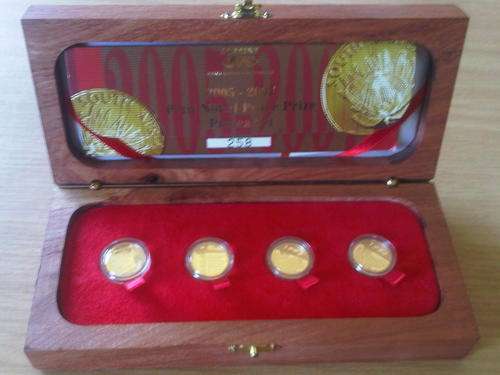 PETIT NOBEL PEACE PRIZE SET (2005-2007) ONLY 300 MINTED- VERY VERY RARE@@@ CRAZY R1 START