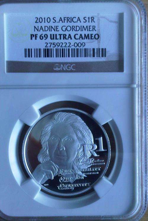 2010 S.AFRICA S1R NADINE GORDIMER NGC- PF69@@@ CRAZY R1 START