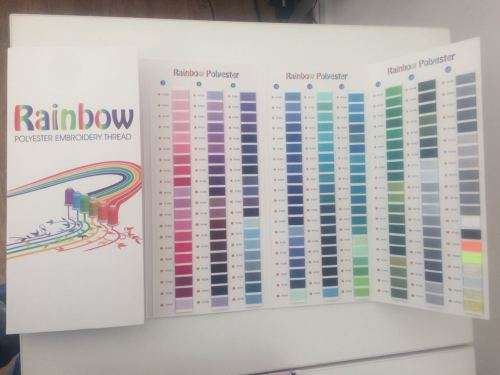 RAINBOW POLYESTER EMBROIDERY THREAD 5000m