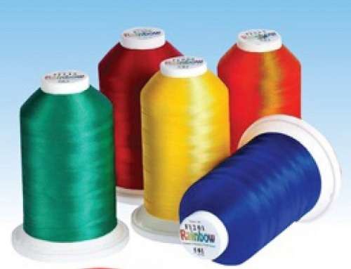 RAINBOW POLYESTER EMBROIDERY THREAD 5000m