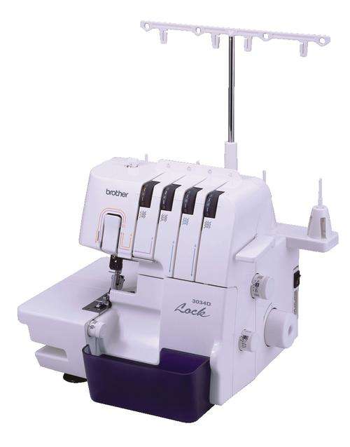 Brother 3034D Overlocking Machine with easy threading