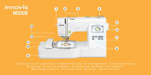 M330e Embroidery Machine
