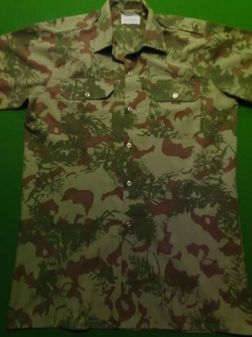 Koevoet long sleeve battle camouflage bush shirt (1984 SAP camo)