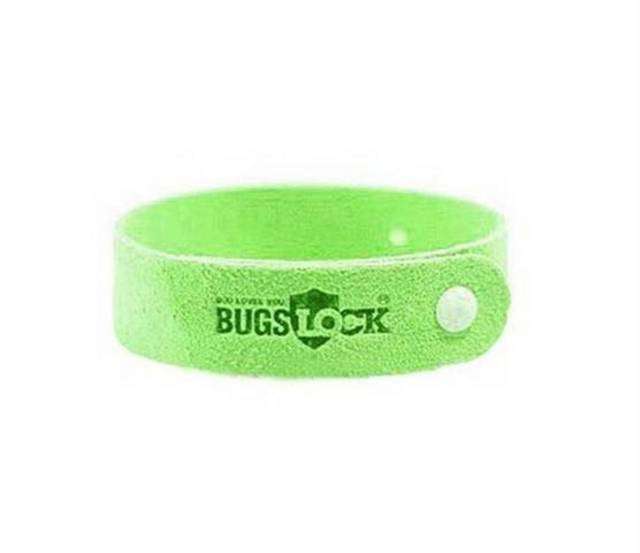 Insect Repellant Wrist Bands - Bugs Lock - Green