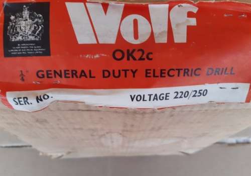 Vintage WOLF OK2c Electric Drill