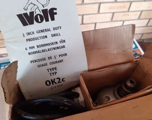 Vintage WOLF OK2c Electric Drill