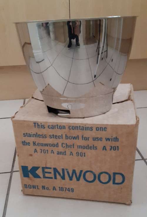 S /Steel Bowl for KENWOOD CHEF  ( Bowl No. A 18749 ) (unused)