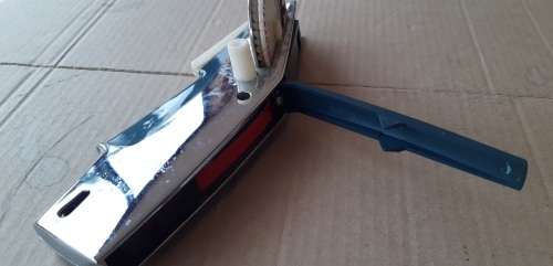 Vintage DYMO M-10 Label Maker Chrome Metal  (incl tape)