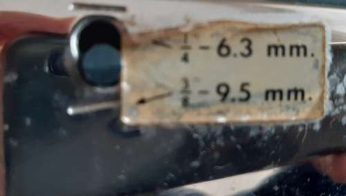 Vintage DYMO M-10 Label Maker Chrome Metal  (incl tape)