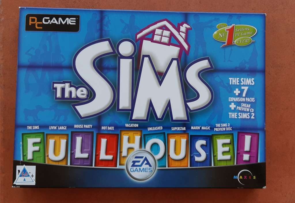 VINTAGE PC GAME - THE SIMS FULLHOUSE!