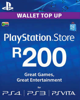 R200 PLAYSTATION WALLET TOP-UP (PSN)
