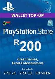 PLAYSTATION STORE VOUCHER (R200)