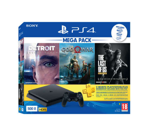 PS4 500GB SLIM CONSOLE LIKE NEW(COMES WITH 4 GAMES) AND 11 MONTHS GAME STORE WARRANTY SLIP