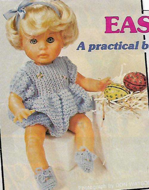 Knitting Doll - First Love Doll - Easter Elegance/ Magazine ( PDF )