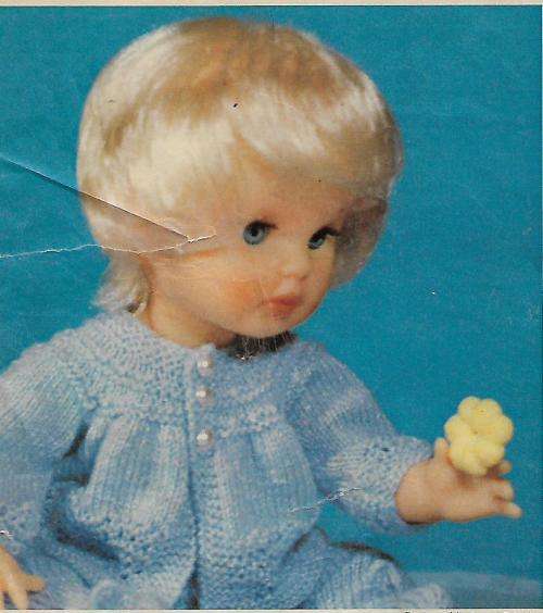 Knitting  Tiny Tears Doll - Baby Blue Magazine (Digital - PDF Pattern)