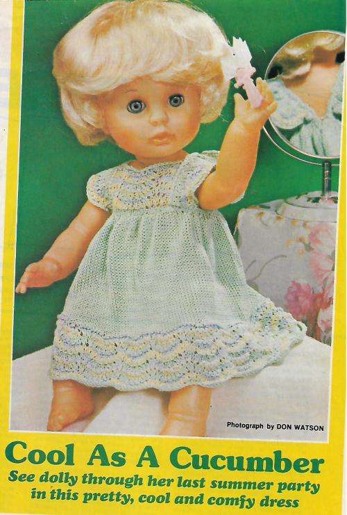 Knitting First Love Doll - Cool as a Cucumber Magazine (Digital - PDF Pattern)