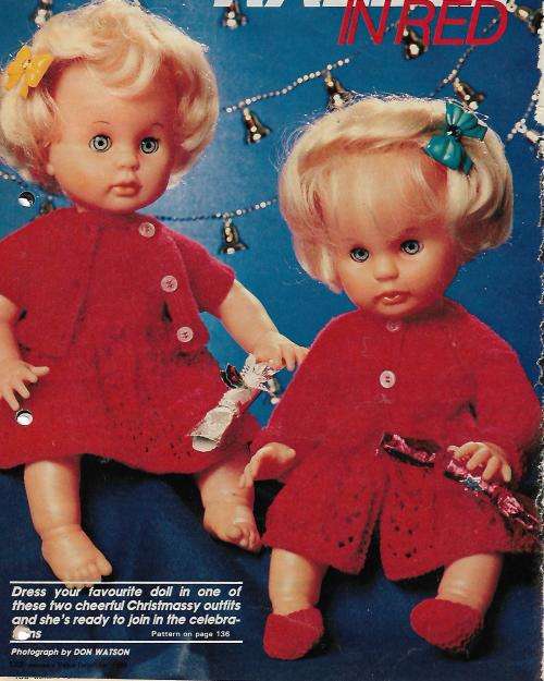 Knitting Doll -  First Love Doll - Razzle in Red /Magazine ( PDF)