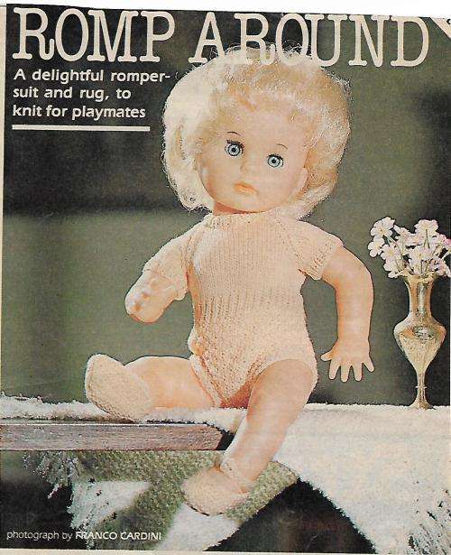 Knitting First Love Doll - Romp Around Magazine (Digital - PDF Pattern)