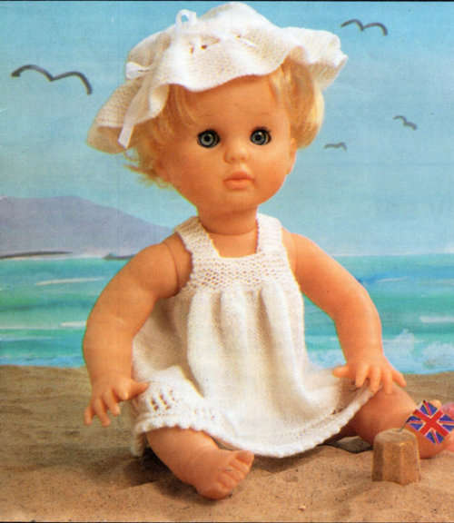 Knitting Doll - First Love Doll - A Day at the Seaside  (PDF)