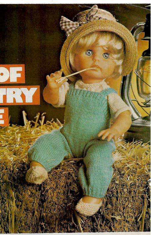 Knitting Doll -  First Love Doll - A Bit of Country Style/ Magazine (PDF)