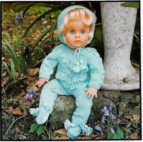 Knitting Doll -  First Love Doll - Buttons & Bows (PDF)