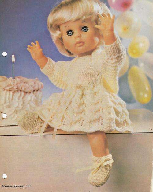 Knitting First Love Doll - Let's have a party Magazine (PDF - Digital Pattern)