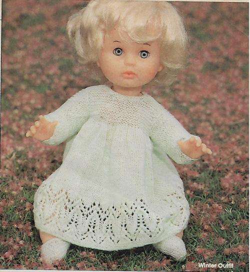 Knitting First Love Doll - Winter Outfit/ Magazine (PDF)