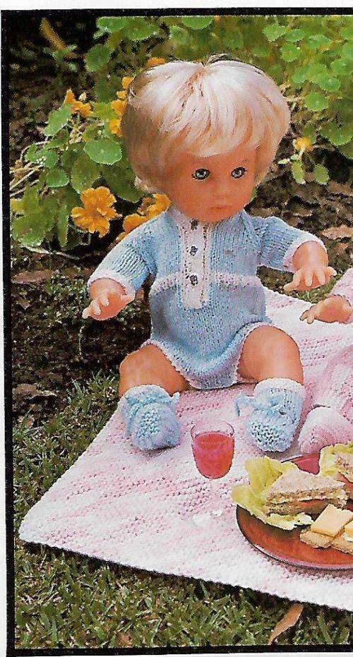 Knitting First Love Doll - Sitting Pretty (PDF - Digital Pattern)