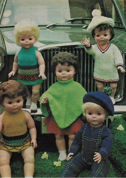 Knitting Doll  - Vintage Magazine Pattern