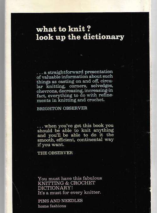 Knitting Books - 1030 Stitches Patterns Knitting Dictionary Book