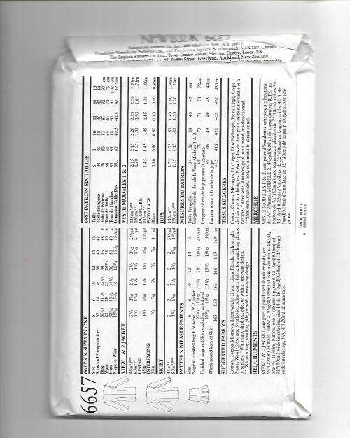 Newlook 6657 Ladies Size 6 - 16