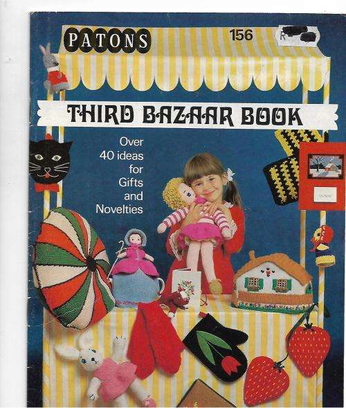 Knitting Vintage Third Bazaar book with over 40 ideas.