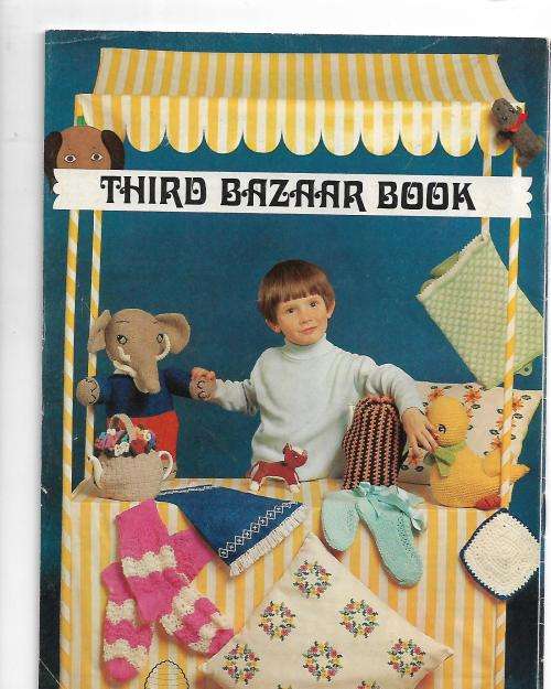 Knitting Vintage Third Bazaar book with over 40 ideas.