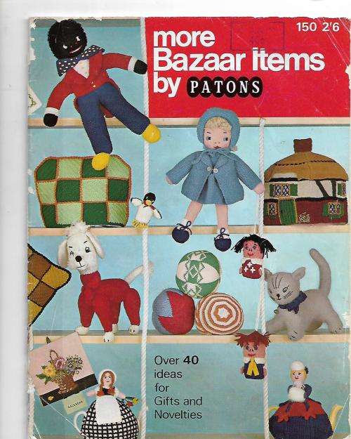 Knitting Vintage Patons - More Bazaar Items Booklet
