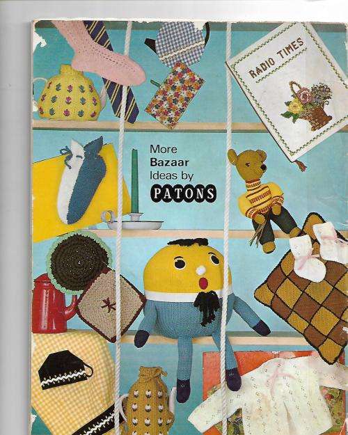 Knitting Vintage Patons - More Bazaar Items Booklet