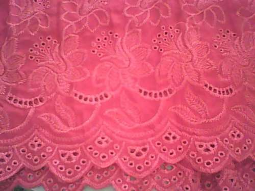 Embroided Fabulous Red Skirt with Elasticated Waist