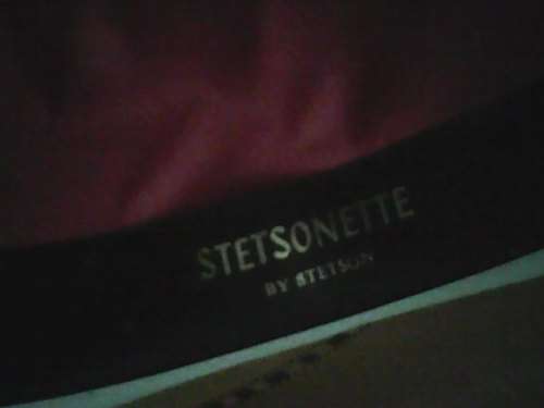 LADIES ALL WOOL SIZE 56 STESSONETT HAT - BY STETSON MINT CONDITION