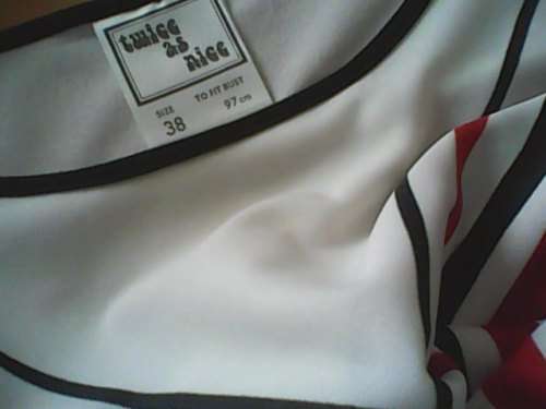 VINTAGE 80'S BLACK POLKA DOT DRESS - SIZE 38 - GOOD CONDITION