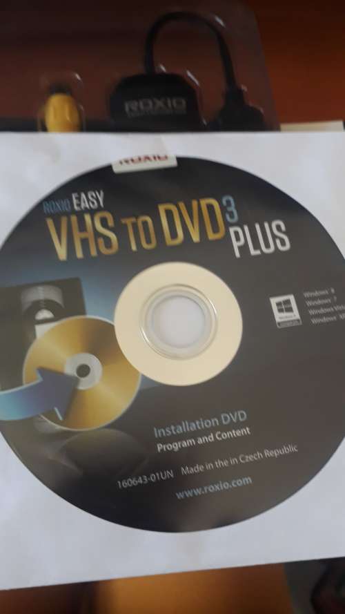 COMPUTER SOFTWARE - ROXI easy VHS to DVD3 plus