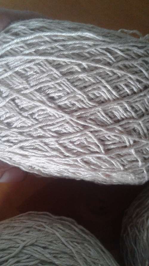 VINTAGE CROCHET YARN DISMANTLED FROM UNFINISHED PROJECT FOR SALE AS ONE LOT