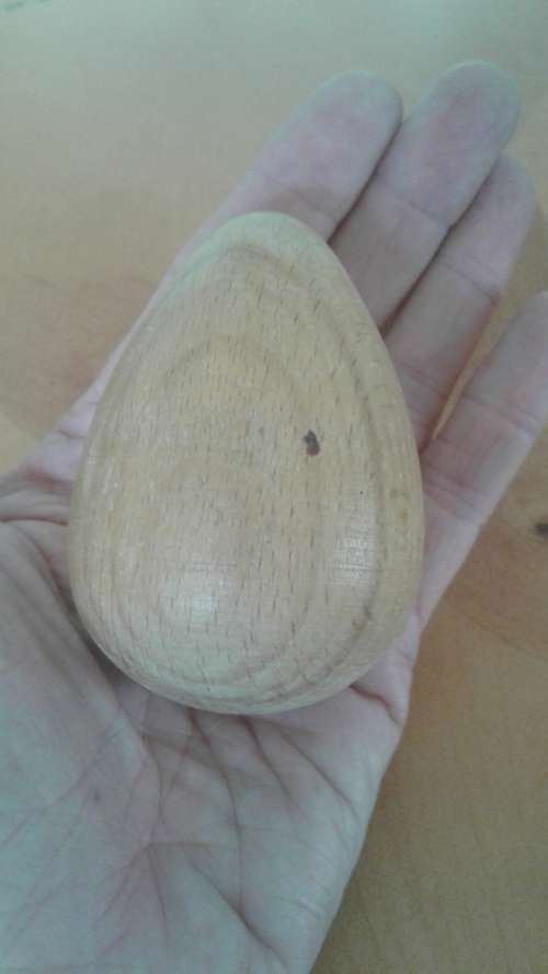 ANTIQUES and COLLECTABLES: Vintage Wooden Egg Sock Darner Sewing Tool Lighter Color Wood
