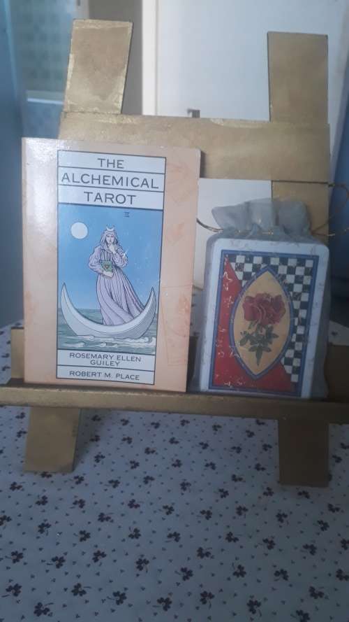 ESOTERIC/OCCULT BOOK: THE ALCHEMICAL TAROT WITH CARDS