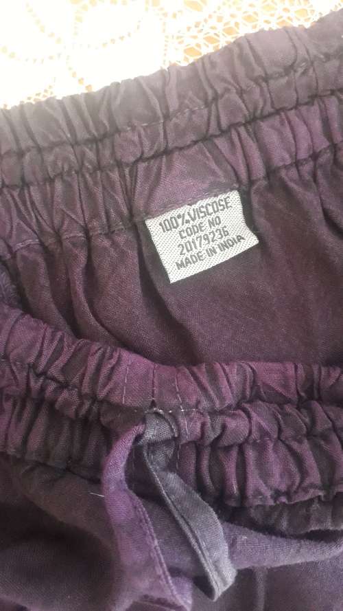 DARK PURPLE SKIRT  - Size L - Pre-Loved :- [Used - Like New]