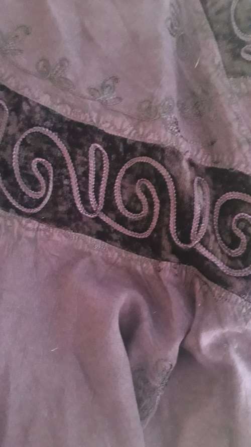 DARK PURPLE SKIRT  - Size L - Pre-Loved :- [Used - Like New]